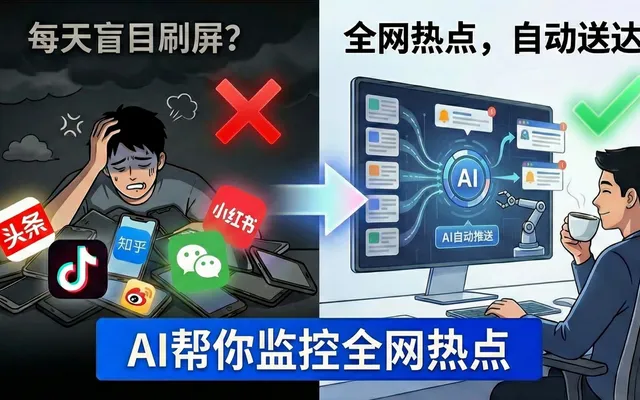 TrendRadar：自媒体人的全网热点监控神器