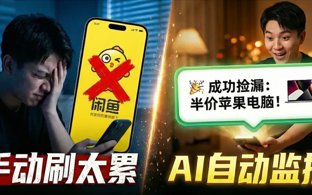 别再手动刷闲鱼了！AI 监控+自动捡漏部署指南