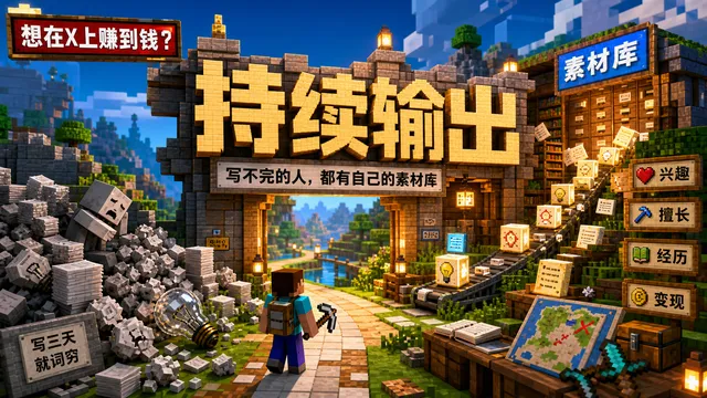 为什么大佬总有写不完的内容,你写三天就词穷了?